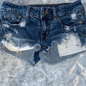 WOMENS AMERICAN EAGLE JEAN SHORTS